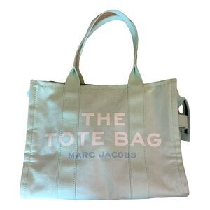 Marc Jacobs the large tote canvas Seafoam mint green